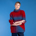 The Standout Sweater - Free Knitting Pattern for Women in Paintbox Yarns Ombré Aran Wool Touch