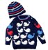 Pod of Whales Baby Sweater and Hat