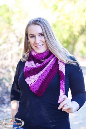 Easy Boomerang Scarf