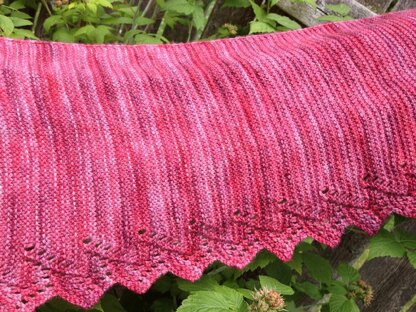 Ruby Slippers Shawlette