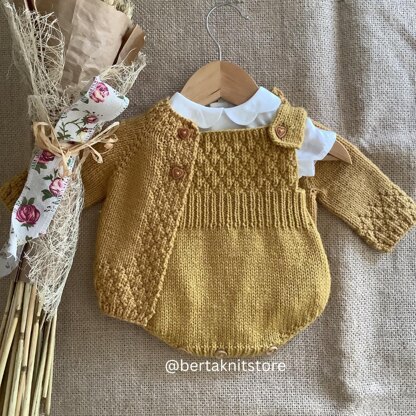 Pineapple Cardigan and Romper