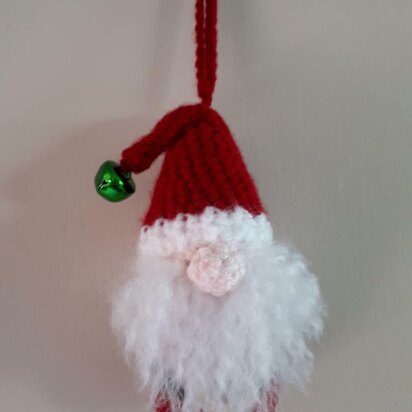 Santa Gnome Tree Decoration