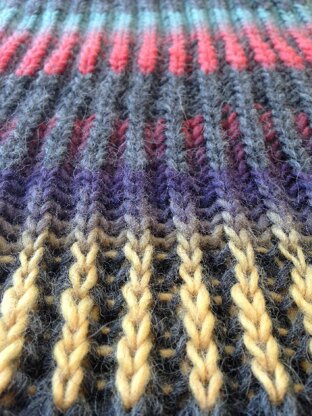 Color Shift Brioche Cowl