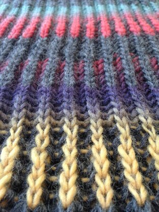 Color Shift Brioche Cowl