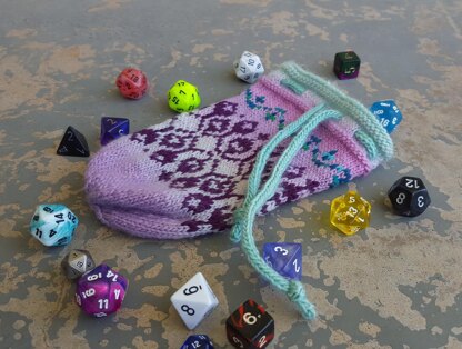 Caduceus' Blooms Dice Bag