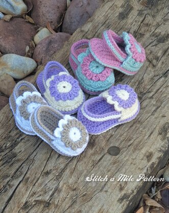 Baby bootie - Flower Sandal