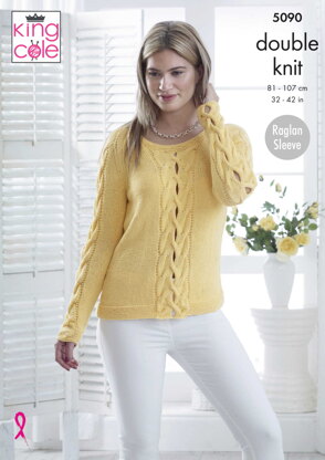 Sweater & Top in King Cole DK - 5090pdf - Downloadable PDF