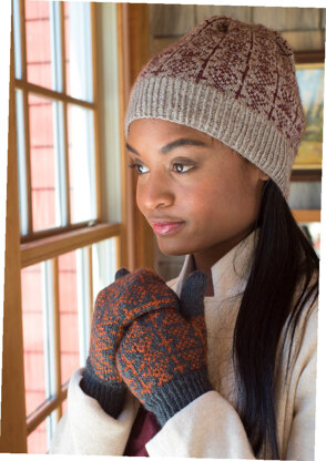 Netherfield Hat and Mittens in Berroco Skye - 398-4 - Downloadable PDF