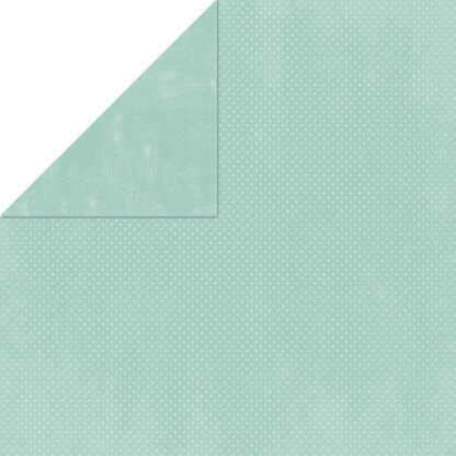 American Crafts BoBunny Double Dot Double-Sided Textured Cardstock 12"X12" 25/Pkg - Island Mist