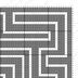 Maze Blanket Labyrinth Throw Tangle Path Toddler C2C CROCHET PATTERN