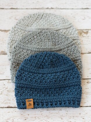 Simple Seed Stitch Beanie