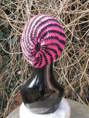 Stripey Swirl Slouch Hat