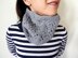 Flatiron lace cowl