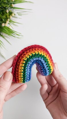 Rainbow crochet pattern, easy crochet rainbow