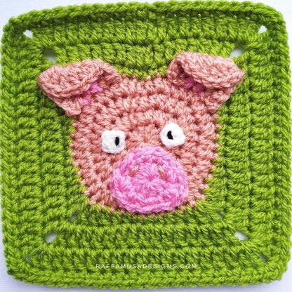 Pig Granny Square