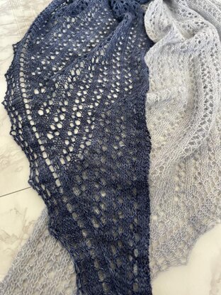 Midnight Glow Shawl