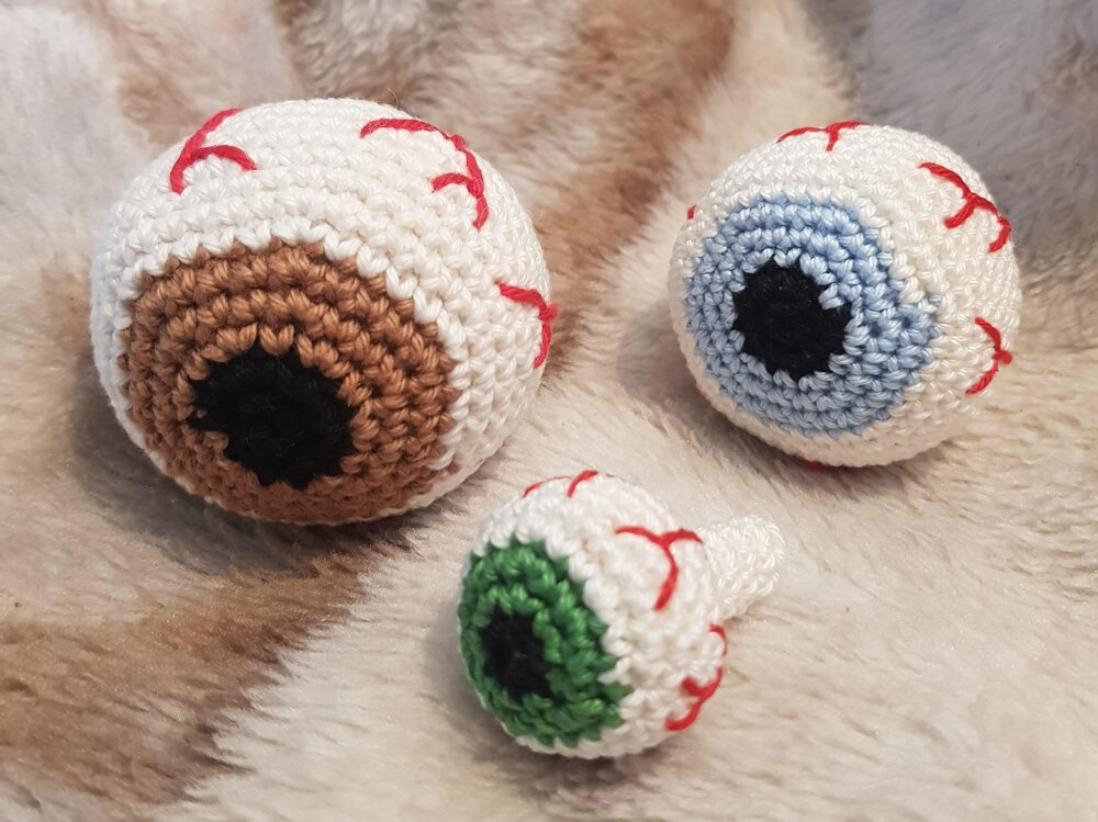 36PCS Eyeballs Craft Eyes for Crochet 3D Halloween Eyeball Eyes Diy  Accessories