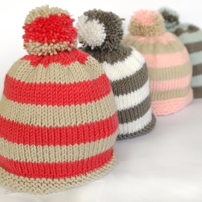 Easy baby bobble hat