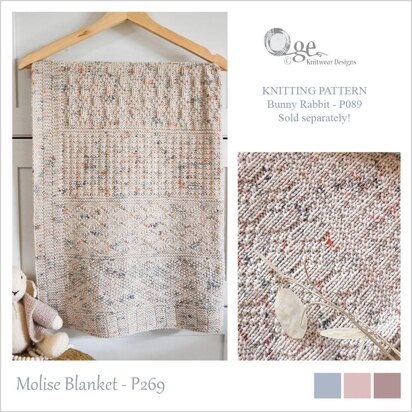 Molise Blanket - P269 - knitting pattern