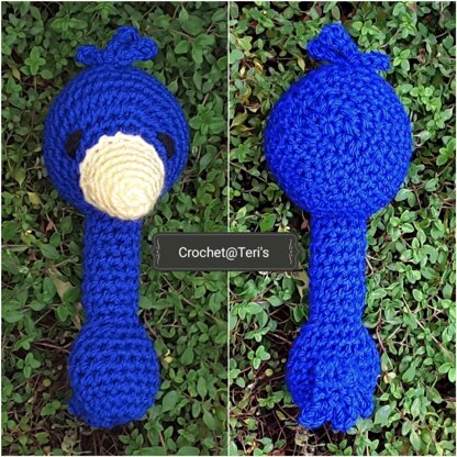 Blue Bird Rattle