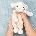 Sheep lovey, amigurumi snuggler