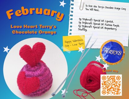 Love Heart Chocolate Orange Cosy