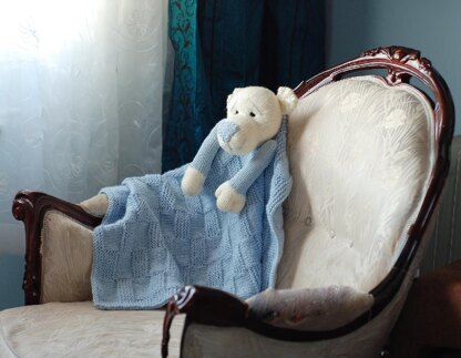 Bear Toy Baby Blanket