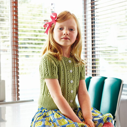 Debbie Bliss Milly Lace & Cable Cardigan PDF