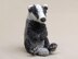 Flunsie the realistic badger who can knit!