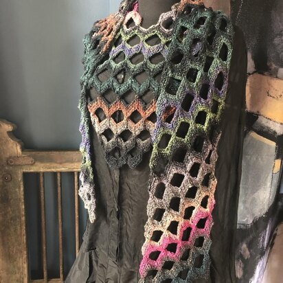 Durant Asymmetrical Shawl