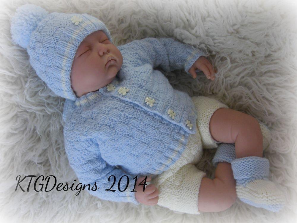 Callum Baby Pram Set Knitting pattern by KaTy G Knitting Designs LoveCrafts