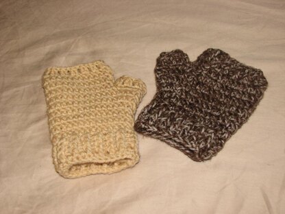 Basic Fingerless Mitts with Thumb Gusset