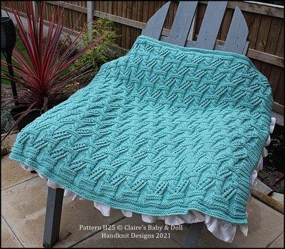 Cables and Lace Blanket