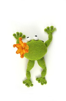 Handsome Frog Prince Crochet Pattern, Frog Amigurumi, Frog Prince Amigurumi, Frog Crochet Pattern