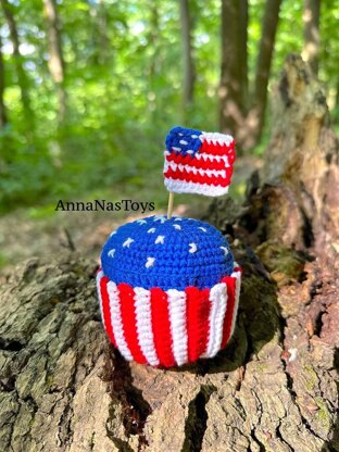 Cupcakes for US Independence Day