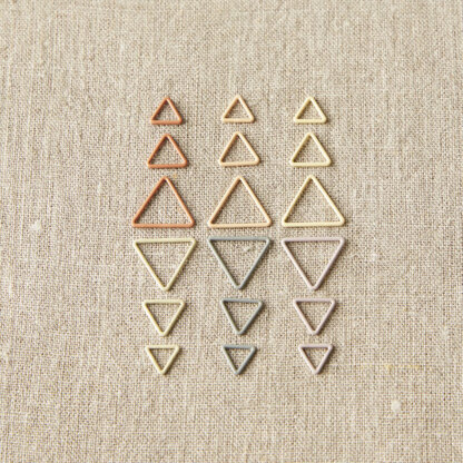 Cocoknits Triangle Stitch Markers - Earth Tones