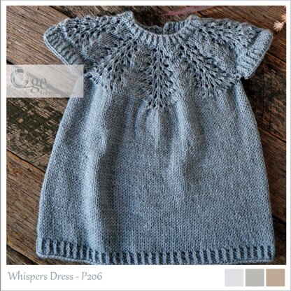 Whispers Dress – P206 Knitting pattern by OGE Knitwear Designs | LoveCrafts