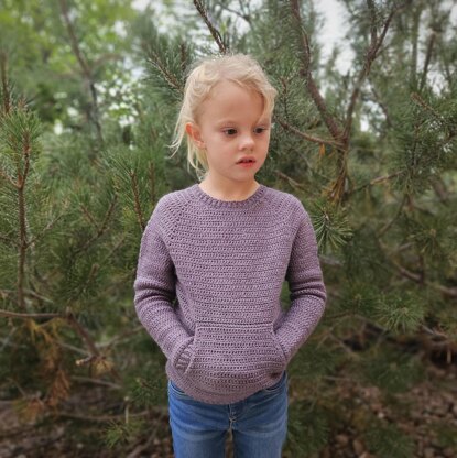 Peekaboo Pocket Sweater (Sizes 2T - 10)