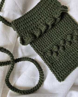 Ruffled Crossbody Purse