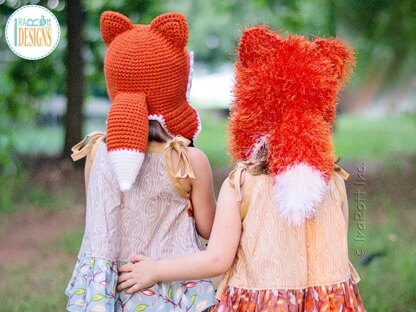 Moxie and Roxy The Fox Tail Crochet Pattern
