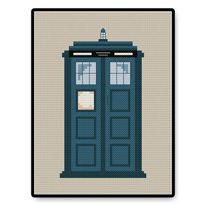 TARDIS - PDF Cross Stitch Pattern