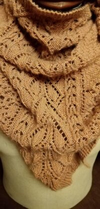 Faroese Shawl Autumn Interlude