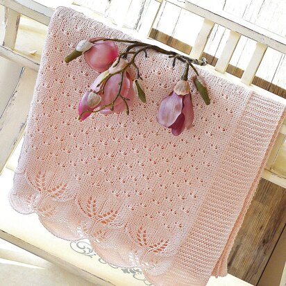 Butterfly Kisses Baby Blanket - P119