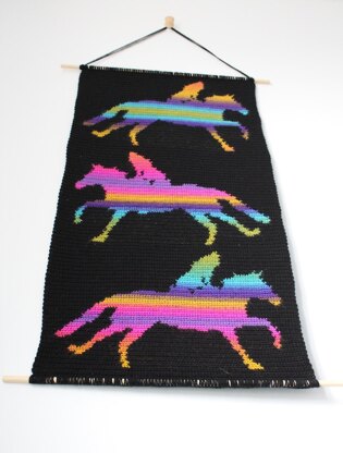 Horse wall hanging