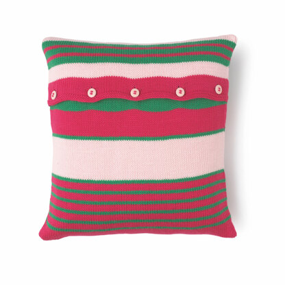 "Rand Cushion Cover" - Cushion Knitting Pattern For Beginners in MillaMia Naturally Soft Merino
