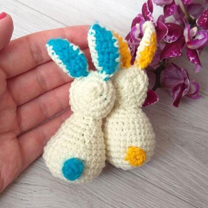 Ukrainian rabbit mini cute keychain