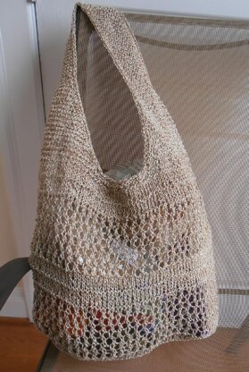 Market Bag in Jute Cotton