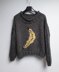 Super chunky jumper with banana motif