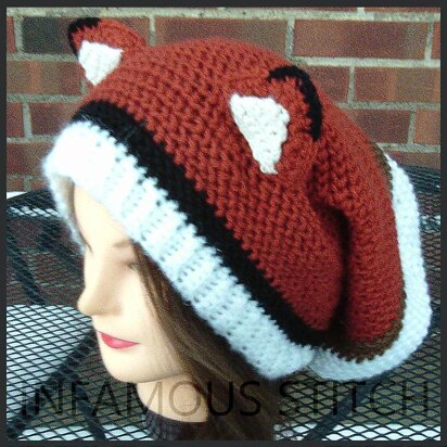 Red Fox Slouchy Hat