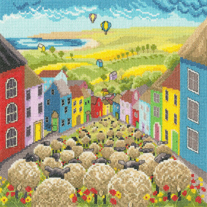 Bothy Threads Wool Meet Again Cross Stitch Kit - 26 x 26cm